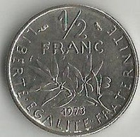 Pièce De Monnaie 50 Centimes Semeuse 1973 - 50 Centimes