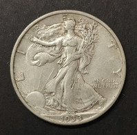 USA U.s.a. 1933 S Mezzo Dollaro Half Dollar  E.352 - 1916-1947: Liberty Walking