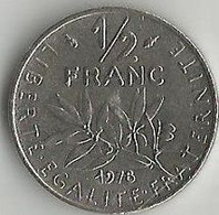 Pièce De Monnaie 50 Centimes Semeuse 1978 - 50 Centimes