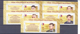 2014. Russia, Heroes Of Russia, 5v With Labels, Mint/** - Nuovi