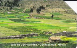 TARJETA DE BOLIVIA DE ENTEL DEL VALLE DE COCHABAMBA - Bolivien