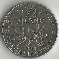 Pièce De Monnaie 50 Centimes Semeuse 1983 - 50 Centimes