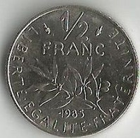 Pièce De Monnaie 50 Centimes Semeuse 1985 - 50 Centimes