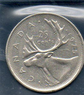 Lot De 3 Pieces  CANADA 25 Cents Elan Elisabeth 1969, 1975  1984 - Other - America