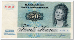 DENMARK,50 KRONER,1978,P.50c,VF - Dinamarca