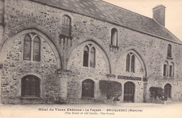 CPA France - Manche - Hôtel Du Vieux Château - La Façade - Bricquebec - The Hotel Of Old Castle - Imp. Phot. A. Dolbeau - Bricquebec