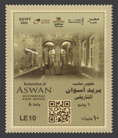 Egypt - 2022 - ( Restoration Of ASWAN Historical Post Office  ) - MNH** - Egittologia