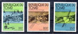 Chad Serie Aéreo N ºYvert 176/78 ** ASTROFILATELIA (ASTROPHILATELY) - Astrologie