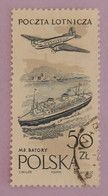 POLOGNE YT PA 51 OBLITÉRÉS  ANNÉE 1957/1958 - Used Stamps