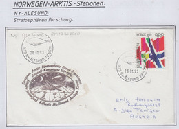 Spitsbergen Cover European Arctic Stratosphere Ozone Experiment  Ca Alesund 26.01.1993 (LO167B) - Scientific Stations & Arctic Drifting Stations