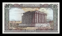 Líbano Lebanon 50 Livres 1985 Pick 65c SC UNC - Liban