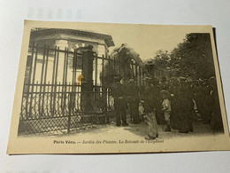 PARIS VECU . Au Jardin Des Plantes . La Rotonde De L'eléphant . . Origimal Précurseur - Histoire