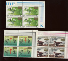 1994-Tranche  I. 3 Val COB 1489/1491**. Cote 35,--€ X 4 = 140-euros - Unused Stamps