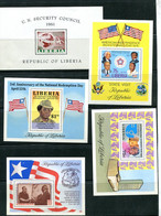 Liberia  Accumulation 7 Souvenir Sheets  MNH 14091 - Liberia