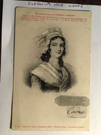 Cpa, MARIE ANNE CHARLOTTE CORDAY D ARMONT, éd P.Bunel N° 435, Non écrite, Dos Divisé - Femmes Célèbres