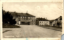 38991 - Deutschland - Lengefeld , Erzgebirge , Markt - Gelaufen 1955 - Lengefeld