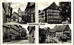 39036 - Deutschland - Hornburg , Harz , Marktstraße , Marktplatz , Hagenstraße , Mehrbildkarte - Gelaufen 1967 - Wolfenbuettel