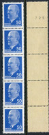 DDR / E. GERMANY 1963 Ulbricht 50 Pf. Coil Strip With Watermark 1 MNH / **  Michel  937 Z - Nuevos