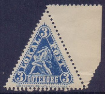 SWEDEN : ## LOKALPOST GÖTEBORG ## : 3 öre – MNH - Met Bladboord / Avec Bord De Feuille : - Lokale Uitgaven