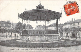 CPA France - Meurthe Et Moselle - Toul - Place De La République - Le Kiosque De Musique - Oblitération Ambulante 1905 - Toul