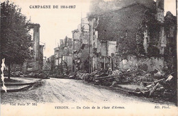 CPA France - Meuse - Campagne De 1914 1917 - Verdun - Un Coin De La Place D'Armes - N. D. Phot. - Destructions - Verdun