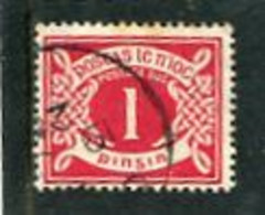 IRELAND/EIRE - 1925  POSTAGE DUE  1d RED  SE WATERMARK  FINE USED - Impuestos