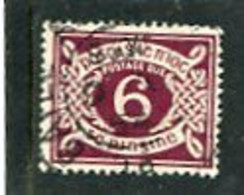 IRELAND/EIRE - 1925  POSTAGE DUE  6d  PLUM  SE WATERMARK  FINE USED - Segnatasse