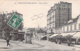 CPA France - Pas De Calais - Boulogne Sur Seine - Rue Du Port - Publicité - Bière De Munich - Voie Ferrée - Boulogne Sur Mer