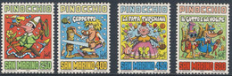 San Marino 1990 M 1452 /5 YT 1246 /9 SG 1378 /1 ** " Pinocchio“ Von Carlo Collodi (1826–1890) Writer / Schriftsteller - Ecrivains