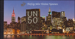 United Nations Nations Unies ONU Vienne 1995 Funfzig Jahre Vereinte Nationen Booklet Mnh Carnet - Postzegelboekjes