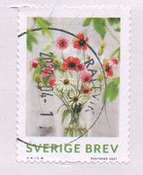 Zweden 2021 Yv 3364 Bloemen, Mooi Gestempeld - Used Stamps