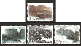 China 1995  Songshan Mountains  Mi  2665 - 2668  Cancelled(o) - Usati