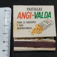 Caja Carterita Fósforos Pastillas Angi-Valda – Industria Argentina - Boites D'allumettes