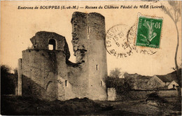 CPA Env. De SOUPPES - Ruines Du Chateau Feodal Du Mée (249675) - Le Mee Sur Seine