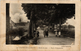 CPA La Chapelle-la-Reine - Entrée Du Pays - Route D'Ampanville (292544) - La Chapelle La Reine