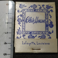 Caja Carterita Fósforos Blair House – Origen: Lafayette (Louisiana) USA - Boites D'allumettes