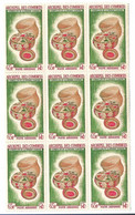Comores P.A N°8** Bloc De 9 Timbres, Artisanat, Cote 45€. - Unused Stamps