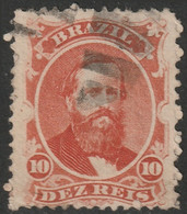 Brazil 1866 Sc 53 Bresil Mi 23 Yt 23 Used - Ungebraucht