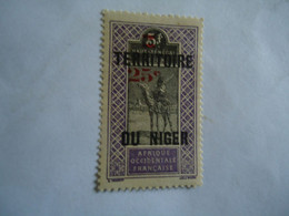 NIGER    FRANCE MLN  STAMPS 1921 OVERPRINT  CAMELS - Other & Unclassified