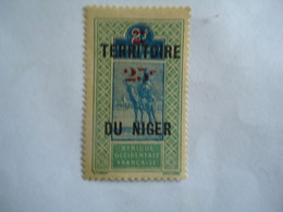 NIGER    FRANCE MLN  STAMPS 1921 OVERPRINT  CAMELS - Otros & Sin Clasificación