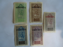 UPPER VOLTA   MLN  STAMPS 5 CAMELS 1920 OVERPRINT - Other & Unclassified