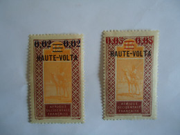 UPPER VOLTA   MLN  STAMPS 2 CAMELS 1922 OVERPRINT - Other & Unclassified