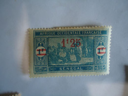 SENEGAL   FRANCE  COLONIES MLN   STAMPS 1922   OVERPRINT 1.25FR/1FR - Other & Unclassified