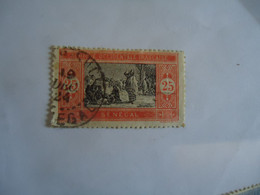 SENEGAL   FRANCE  COLONIES    USED  STAMPS 1906  MARKET  WITH  POSTMARK - Andere & Zonder Classificatie