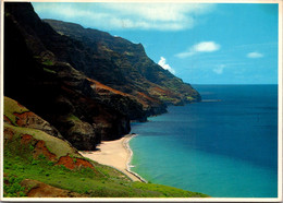 Hawaii Kauai Kalalau Beach On Na Pali Coast 1979 - Kauai