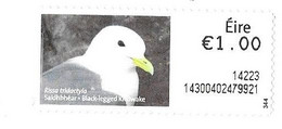 EIRE IRLANDE 2014 - LETTRE POUR LA FRANCE, TIMBRE DE DISTRIBUTEUR TYPE MOUETTE, VOIR LES SCANNERS - Storia Postale