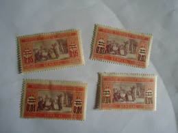 SENEGAL   FRANCE  COLONIES  MLN  4 STAMPS OVERPRINT - Other & Unclassified