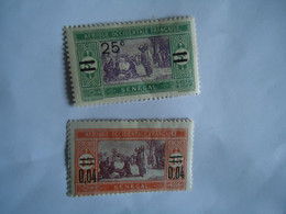 SENEGAL   FRANCE  COLONIES  MLN  2 STAMPS OVERPRINT - Altri & Non Classificati