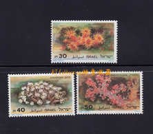 Israel 1986 Red Sea Corals Fauna Marine Life Coral Animals Sealife Animal Nature Stamps MNH - Unused Stamps (without Tabs)