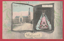 Walcourt - L'Eglise Notre-Dame Et Notre-Dame ...2 Vues -1909 ( Voir Verso ) - Walcourt